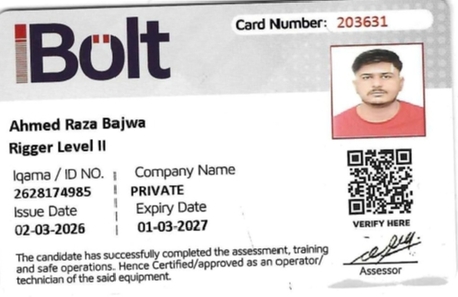 Jubail, Job Seekers, I Am Experienced Rigger 2 Looking For Job