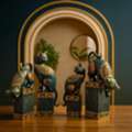 INR 2999,  Luxury Cat Figurine Showpiece &ndash; Modern Home Decor Accent