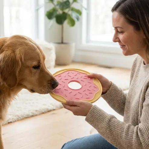 Toronto, Pet Supplies, CAD 19,  Glazed Donut&trade; Lick Mat &ndash; Turn Treat Time Into Calm Time!