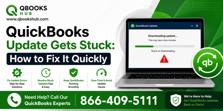 New York, Accounting, Fix QuickBooks Update Stuck At Downloading Or Installing