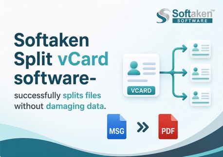 Mumbai, Software, INR 2768,  Softaken Split VCard Software- Successfully Splits Files Without Damaging Data