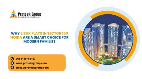Lucknow, Real Estate, Why 3 BHK Flats In Sector 150 Noida Are A Smart Choice For Modern Families