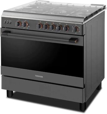 Olaya, Appliances, SAR 1700,  Toshiba Lava Series Gas Cooker 90x60 Cm (Model: TBA-36LMG5G089KS-SA) &ndash; Barely Used