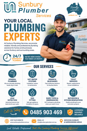 Sydney, Construction, Looking For A Trusted Plumber In Sunbury?