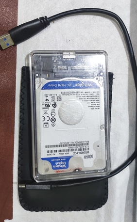 Thuqbah, Computers, SAR 80,  Hard Disk 500GB WD External For Sale USB 3.1 Transparent