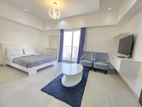 Juffair, Apartments, Flats, Houses & Villas, BHD 250/month,  Furnished,  Studio,  Breath Taking | Ultra-Modern | Balcony | Family Building | Facilities | Near Juffair Mall