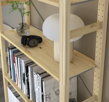Olaya, Furniture, SAR 500,  Massive IKEA IVAR Solid Wood Shelving Units (2 Sets &ndash; Modular)