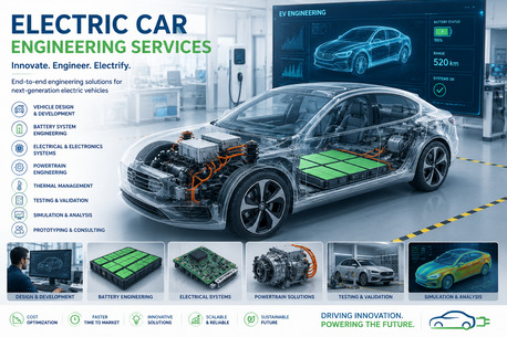 Pune, Automotive, Electric Car Engineering Services India