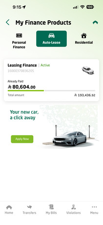 Al Malaz, Vehicle Lease Transfer, SA 2180,  Hyundia Santafe 2024 Bank Lease