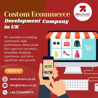 London, Web Design & Development, Zinavo | Custom Ecommerce Development Company In UK