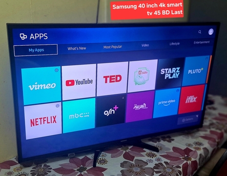 Manama, Appliances, BHD 45,  Samsung 40 Inch 4k Smart Tv 45 Bd Msg 3670 8372 Wts Ap No Call