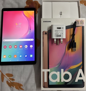 Riyadh, Tablet Computers, SAR 550,  Original Mint Condition Gold Color SAMSUNG Galaxy  Tab A, 10.1 Inch - T-515 Model