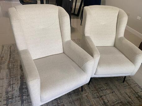 Riyadh, Furniture, SAR 5500,  Premium Quality 8-seater Sofa Set (2 Unfolding Sofas + 2 Chairs), Still Under Warranty