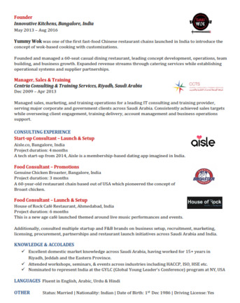 Jeddah, Job Seekers, Operations Manager - F&B
