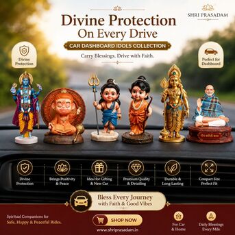 Chandigarh, Collectibles, INR 1199,  Car Dashboard God Idols & Divine Murti Collection | Shri Prasadam