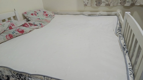 Khobar, Furniture, SAR 250,  White Bunk Bed, Dismantled With Mattress