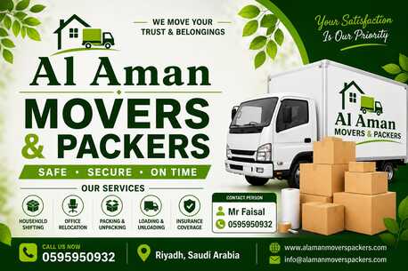 Hara, Labor/Moving, Al AMAN MOVERS & PACKERS &ndash; CLEANERS PEST CONTROL HOUSE SHIFTING
