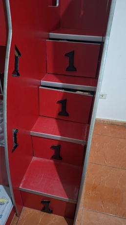 Jeddah, Furniture, SAR 300,  Car Themed Bunk Bed For Kids
