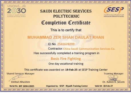 Riyadh, Job Seekers, Safety Officer, WPR Job.