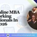 Best Online MBA For Working Professionals In India 2026