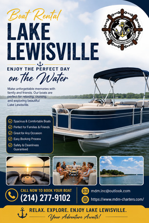 New York, Business, Boat Rental Lake Lewisville &ndash; Enjoy The Perfect Day On The Water