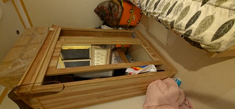 Jubail, Furniture, SAR 500,  Single Bed Set With Mattress And Cupboard