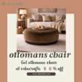 INR 5499,  Premium Ottomans Chair For Stylish Living Spaces