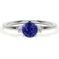 USD 1,  Order GemsNY 0.60cttw Round Tanzanite Wedding Rings