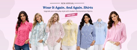 Mumbai, Clothing & Accessories, INR 2220,  Buy Embroidered Shirts For Women Online In India
