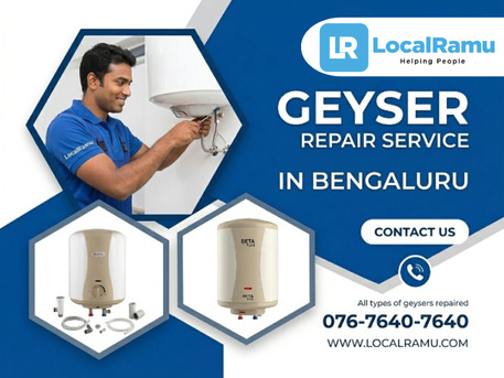 Bangalore, Appliance Repair, Your Geyser Repair Service Deserves Expert Hands Like LocalRamu Services In Bengaluru