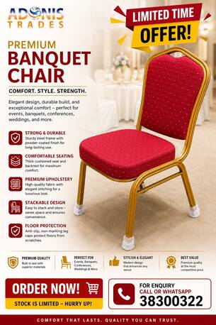 Manama, Furniture, BHD 18,  Office Chairs & Banquet Chairs For Sale