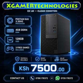 Nairobi, Computers, KES 7500,  Readied Dual Core Pentium Dell SSF Computer