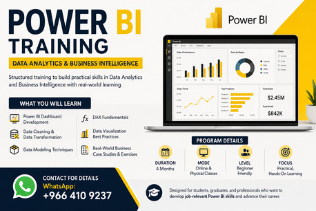 Riyadh, Lessons Offered, Power BI Training &ndash; Data Analytics & Business Intelligence