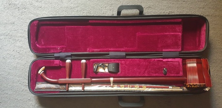 Riyadh, Musical Instruments, SAR 9000,  Professional Huqiu Erhu (Certified Python Skin) - Mint Condition In Riyadh
