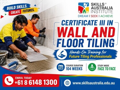 Perth, Education, Earn Your Certificate III In Wall And Floor Tiling At A Top College In Australia