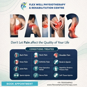 Jaipur, Health, Flex Well Physiotherapy & Rehabilitation Centre | Expert Pain Relief & Rehab