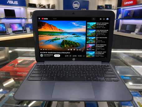 Manama, Computers, BHD 19,  HP CHROMEBOOK 11 - 4GB RAM 16GB 11.6" HD Display Intel HD Graphics Wi-Fi & Bluetooth HD