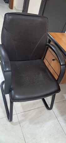 Muharraq, Household Items, BHD 12,  COMPUTER /OFFICE TABLE WITH LEATHER CHAIR FOR SALE