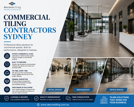 Sydney, Construction, Commercial Tiling Contractors Sydney For Offices, Retail & Hospitality Spaces