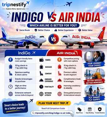 New Delhi, Travel, IndiGo Vs Air India: Fare Comparison, Travel Experience & Best Choice For Travelers