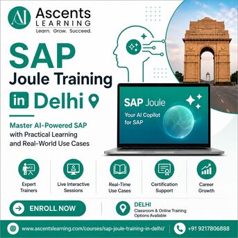 New Delhi, Education, SAP Joule Training In Delhi For AI-Driven SAP Careers