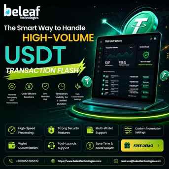 Mumbai, Software Development, The Smart Way To Handle High-Volume USDT Transaction Flash