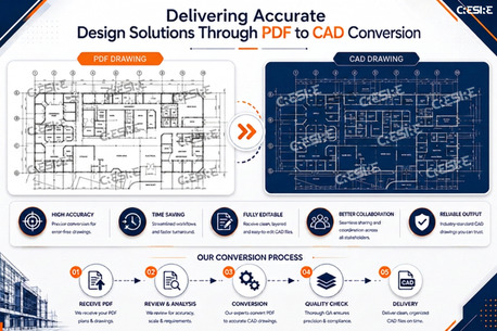 San Diego, Construction, Delivering Accurate Design Solutions Through PDF To CAD Conversion