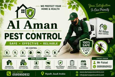 Al Malaz, Pest Control, Al Aman Pest Control