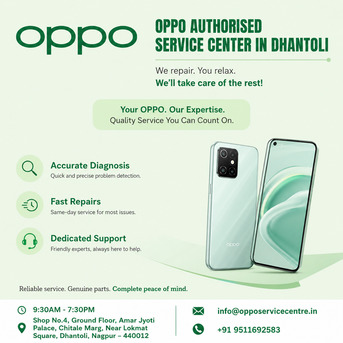 Nagpur, Appliance Repair, Best OPPO Authorised Service Center In Dhantoli