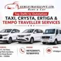 Top Delhi To Outstation Taxi, Crysta, Ertiga & Tempo Traveller Services