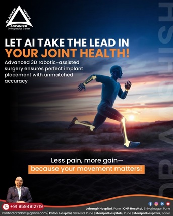 Mumbai, Health, Robotic Joint Replacement Doctor In  Pune  Maharashtra  India   - Dr. Aashish Arbat