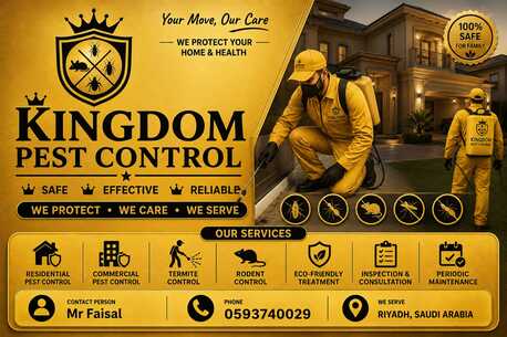 Ad Diriyah, Pest Control, Kingdom Pest Control 88