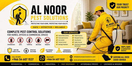 Ad Diriyah, Pest Control, Al Noor Pesto Control