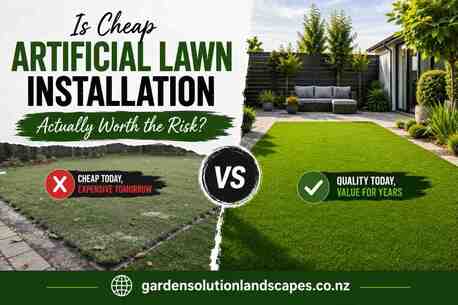 Auckland, Farm/Garden, Is Cheap Artificial Lawn Installation Actually Worth The Risk?